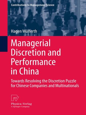 cover image of Managerial Discretion and Performance in China